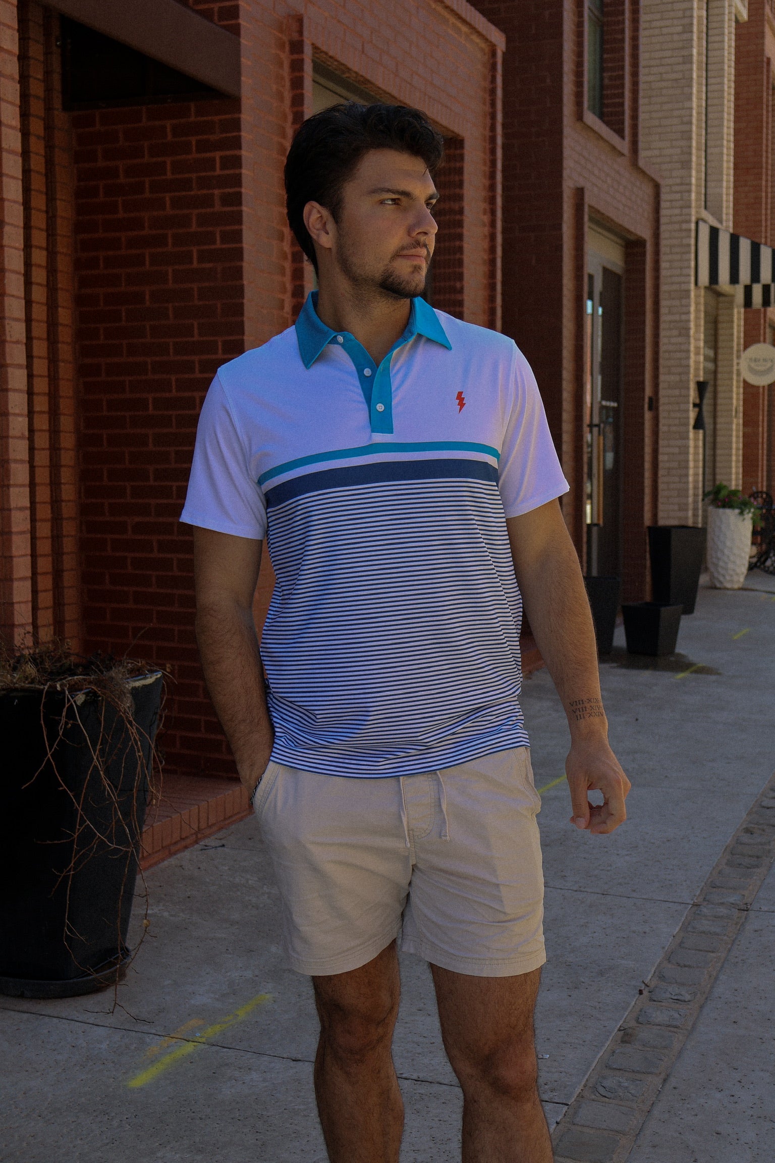 OKC Stripes Polo – Double Team